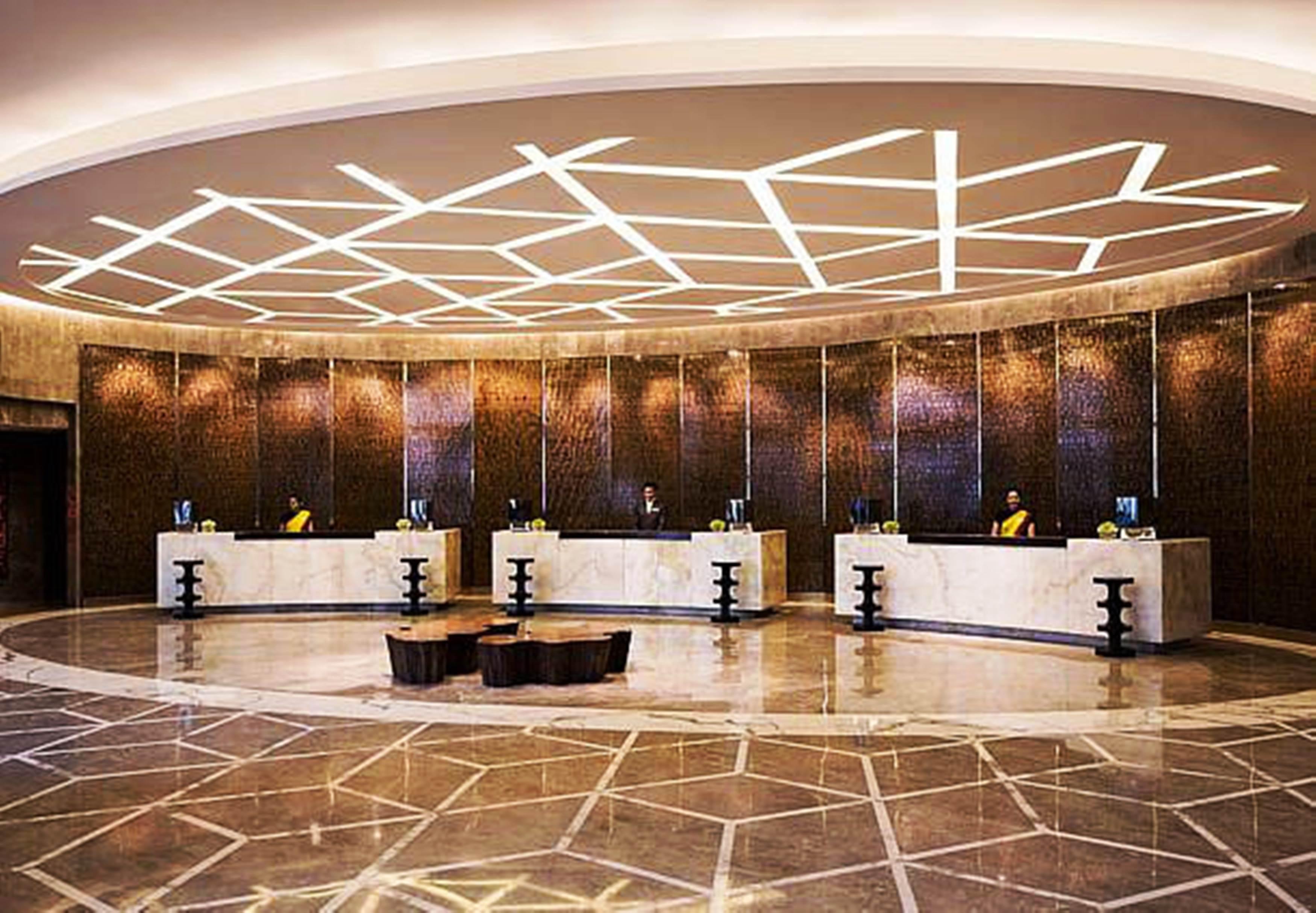 Jw Marriott Hotel New Delhi Aerocity Exteriér fotografie The lobby of the hotel